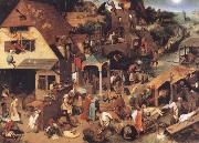 Pieter Bruegel Museums national the niederlandischen proverb Sweden oil painting artist